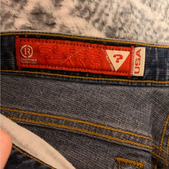 Early 2000s Bootcut Dark Blue Guess Jeans - Picture 10 of 15